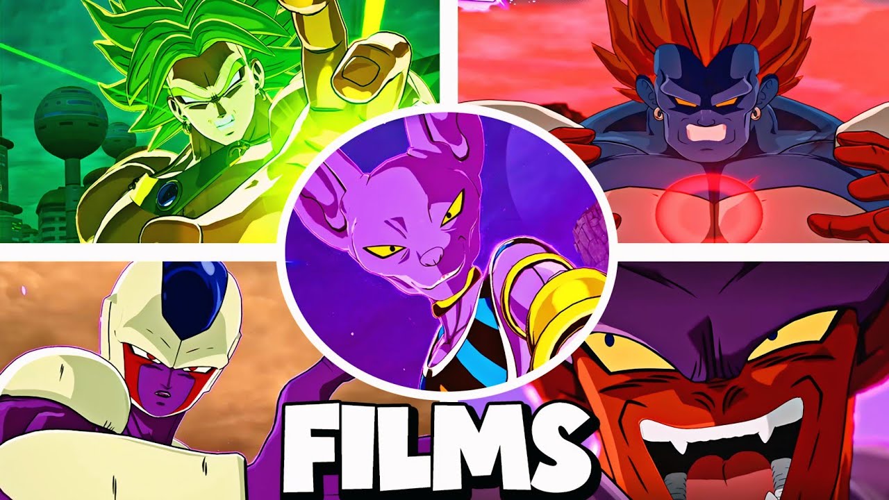 DRAGONBALL SPARKING ZERO - MOVIE CHARACTERS (ULTIMATE ,SUPER,TRANSFORMATIONS AND KI CHARGE AURAS)