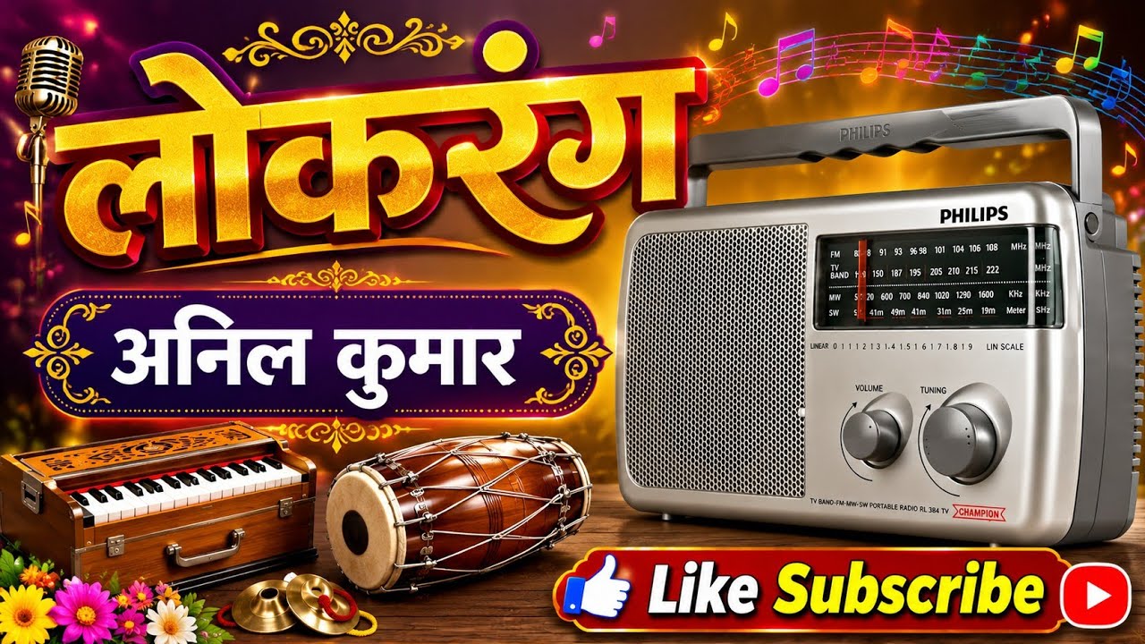 अनिल कुमार के बुंदेली लोकगीत आकाशवाणी छतरपुर लोकरंग कार्यक्रम 24 नवंबर 2025