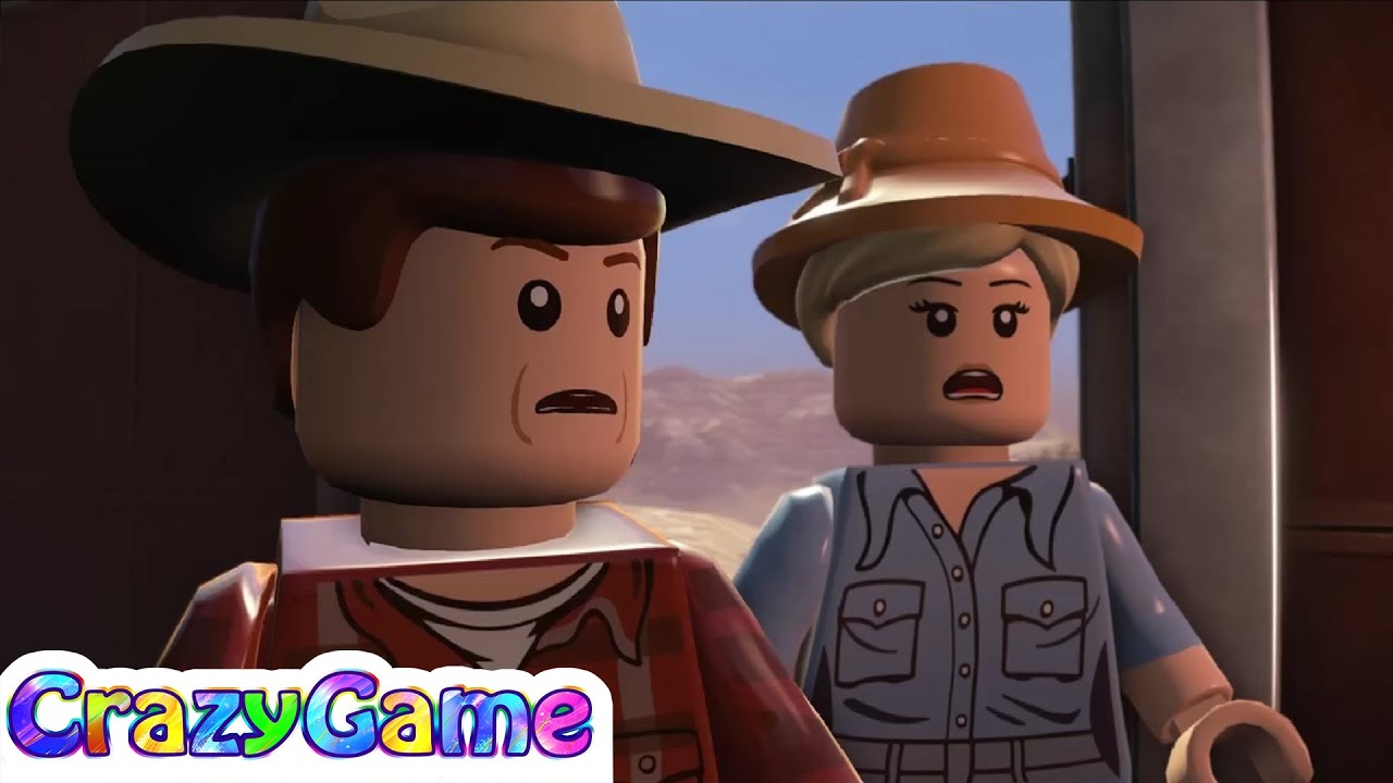 #Lego Jurassic World 100% Guide #1 Prologue (Minikits, Gallimimus)