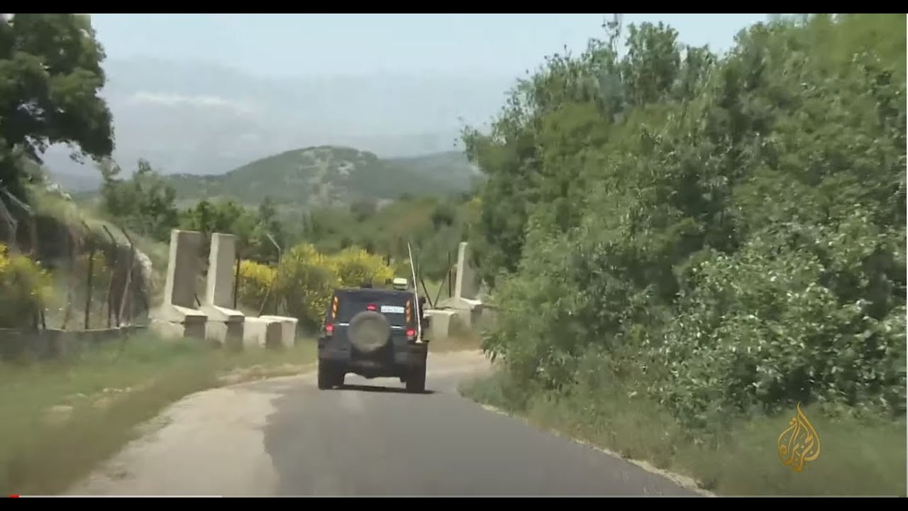 مؤتمر صحفي لجيش الاحتلال بمزارع شبعا اللبنانية🇱🇧