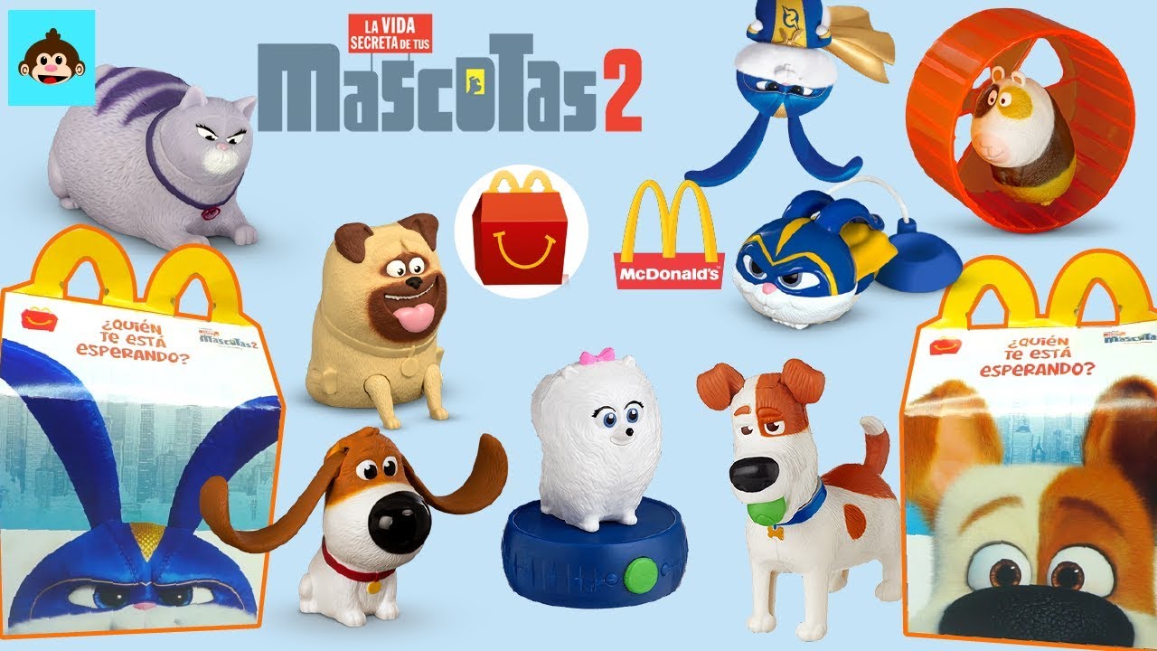 Todos los Juguetes de la Cajita Feliz La Vida Secreta de tus Mascotas 2 Mcdonalds /2019/ Happy Meal