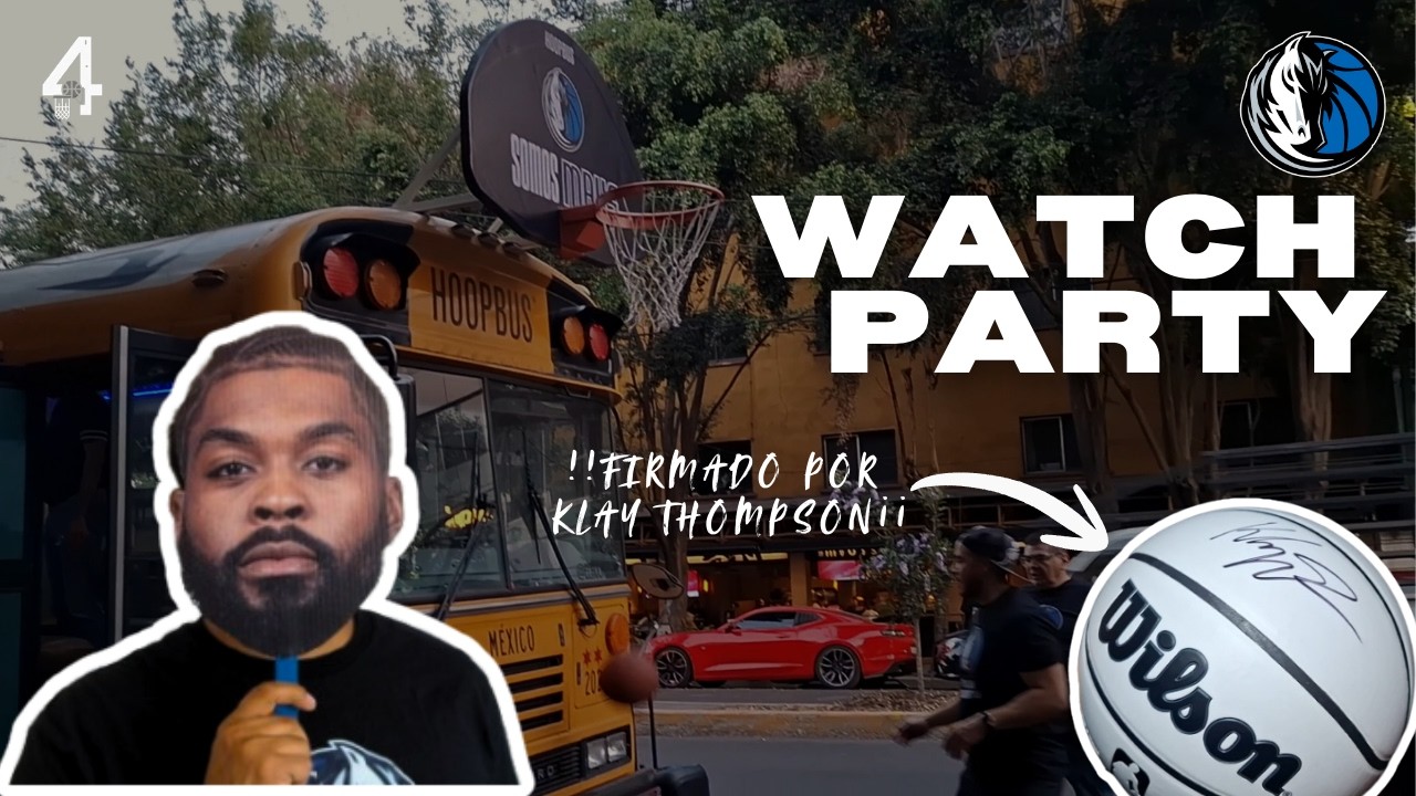 ¡Hoopbus, regalos y premios autografiados! 🤯| Así fue la watch party de los Mavericks en CDMX 🔥