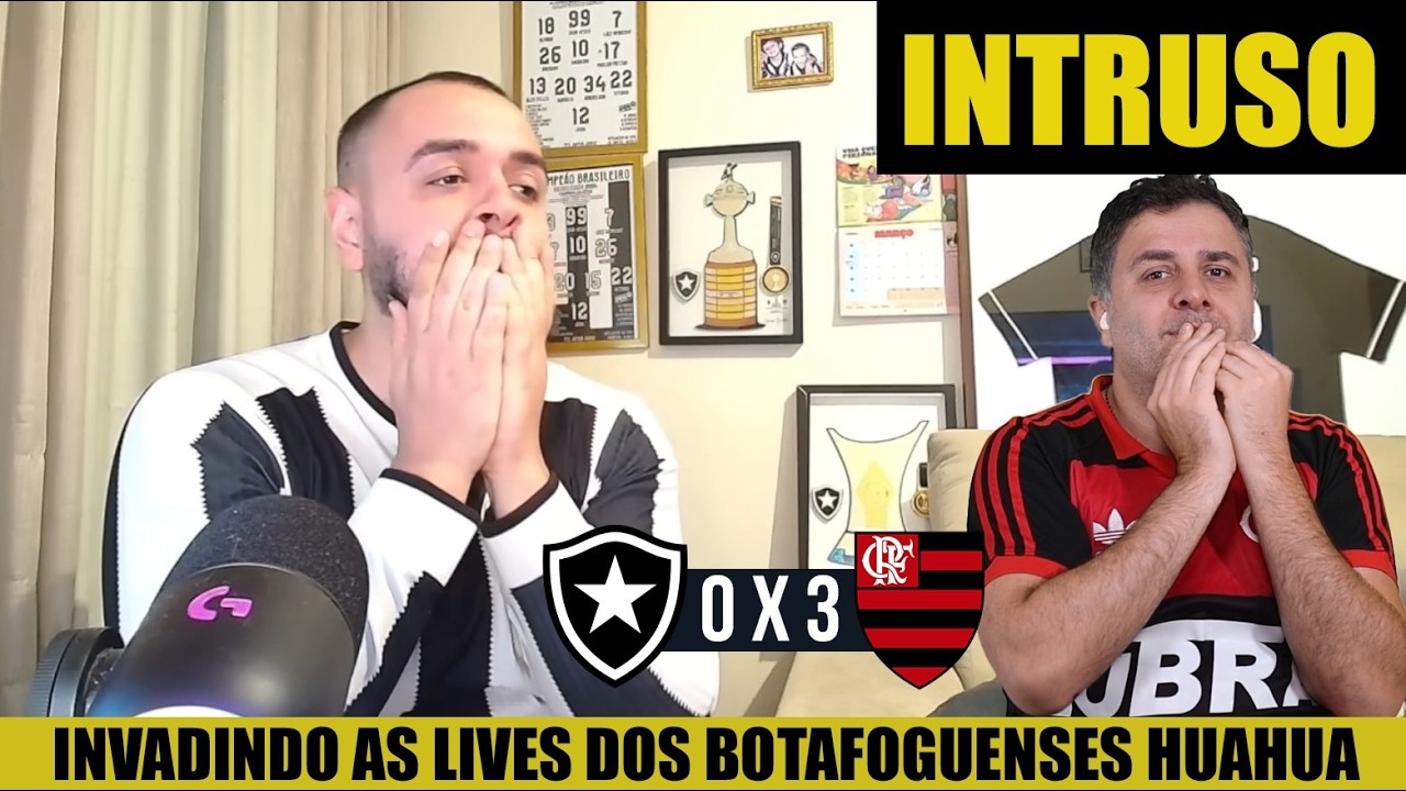 BOTAFOGO 0 X 3 FLAMENGO - INVADINDO AS LIVES BOTAFOGUENSES AHUAHUAHA