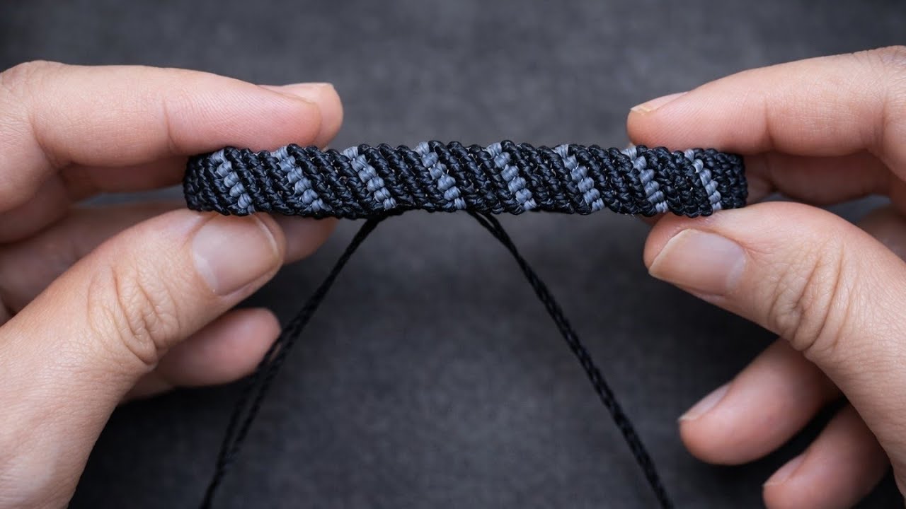 Como Fazer Pulseira Macrame - Tutorial Passo a Passo 