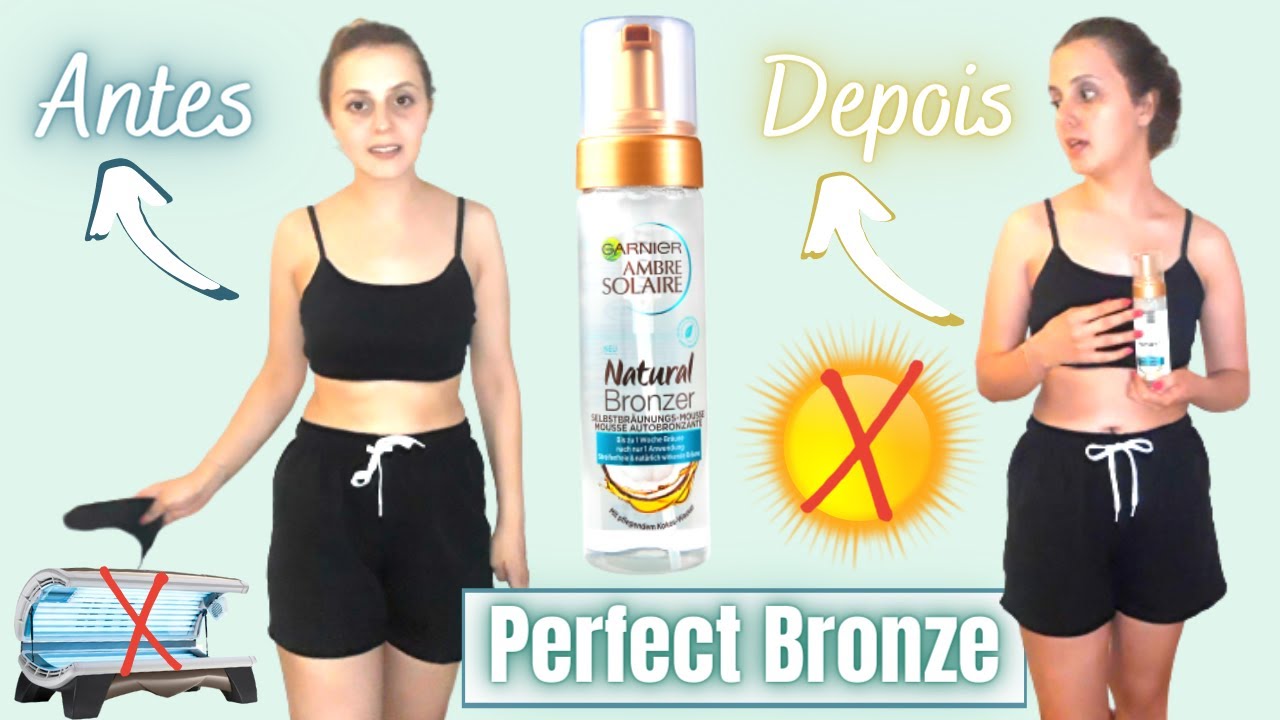 O FANTÁSTICO AUTOBRONZEADOR GARNIER NATURAL BRONZER - PARA UM BRONZE PERFEITO - IRÁ RESULTAR?