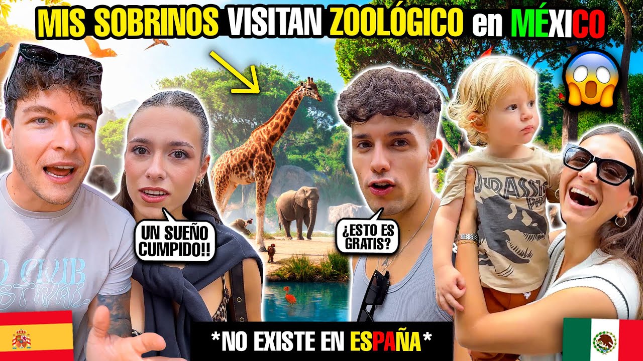 MIS SOBRINOS VISITAN UN ZOOLÓGICO en MÉXICO🇲🇽😱*Cumplen un sueño*