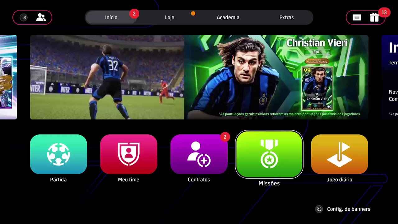 AO VIVO NO EFFOTBALL 2026 TESTANDO O VIERI