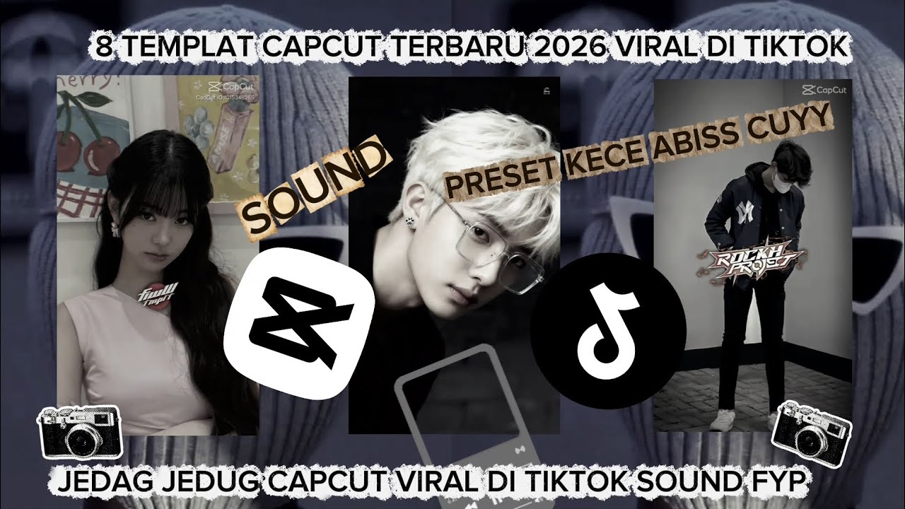 8 TEMPLAT CAPCUT TERBARU 2026 VIRAL DI TIKTOK SOUND FYP 