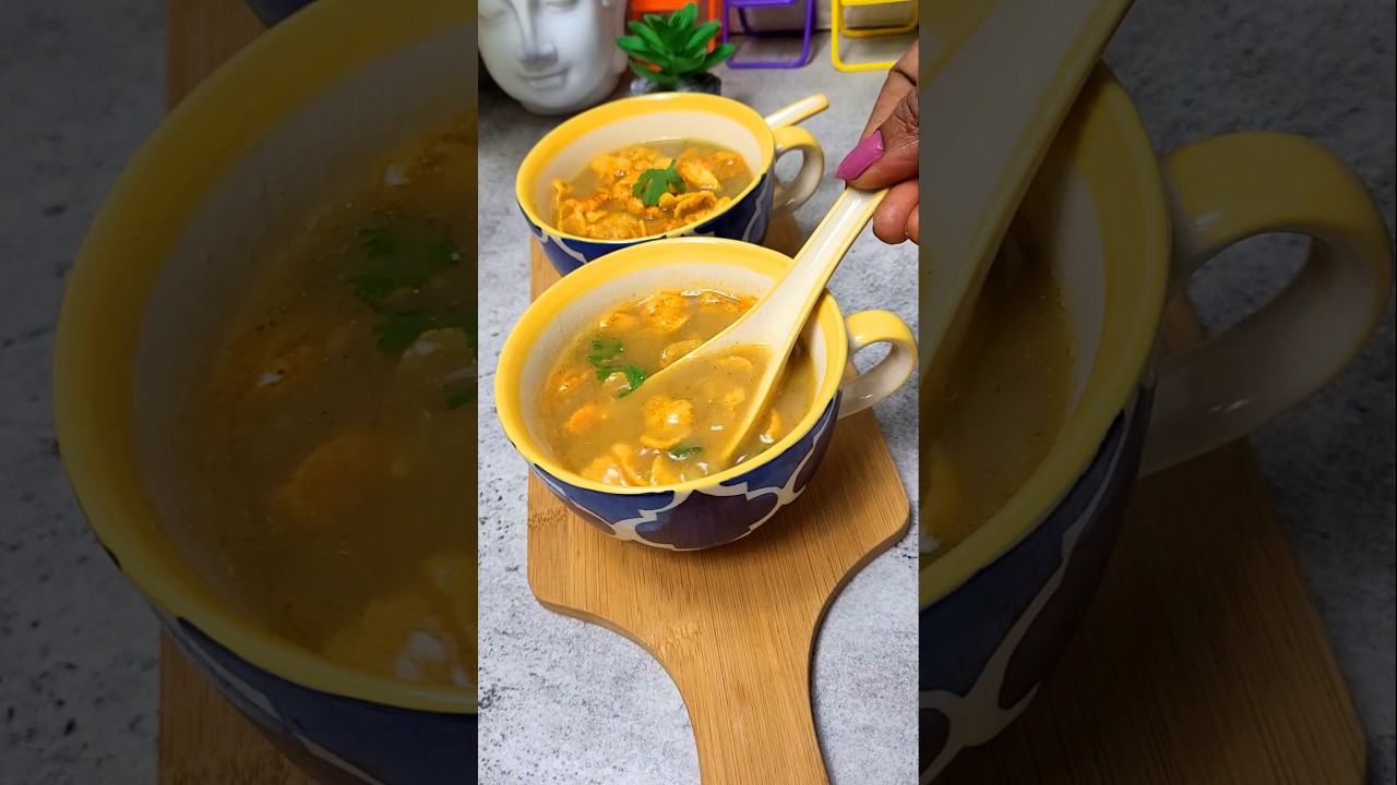 வாழைத்தண்டு சூப் | Vazhaithandu soup recipe | banana stem soup #soup #carriermeals