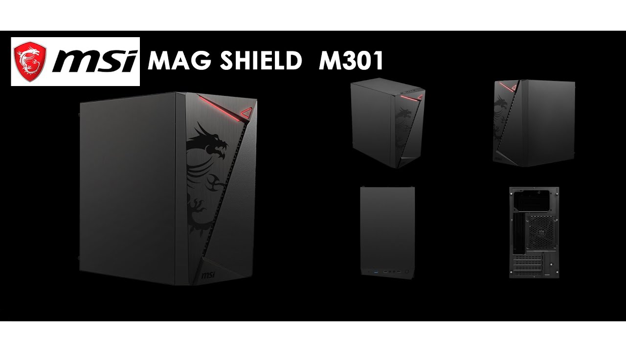 MSI MAG SHIELD M301 Casing PC Micro ATX