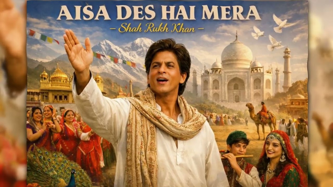 Aisa Des Hai Mera Song | Veer-Zaara | Shah Rukh Khan, Preity Zinta | Lata Mangeshkar, Udit Narayan..
