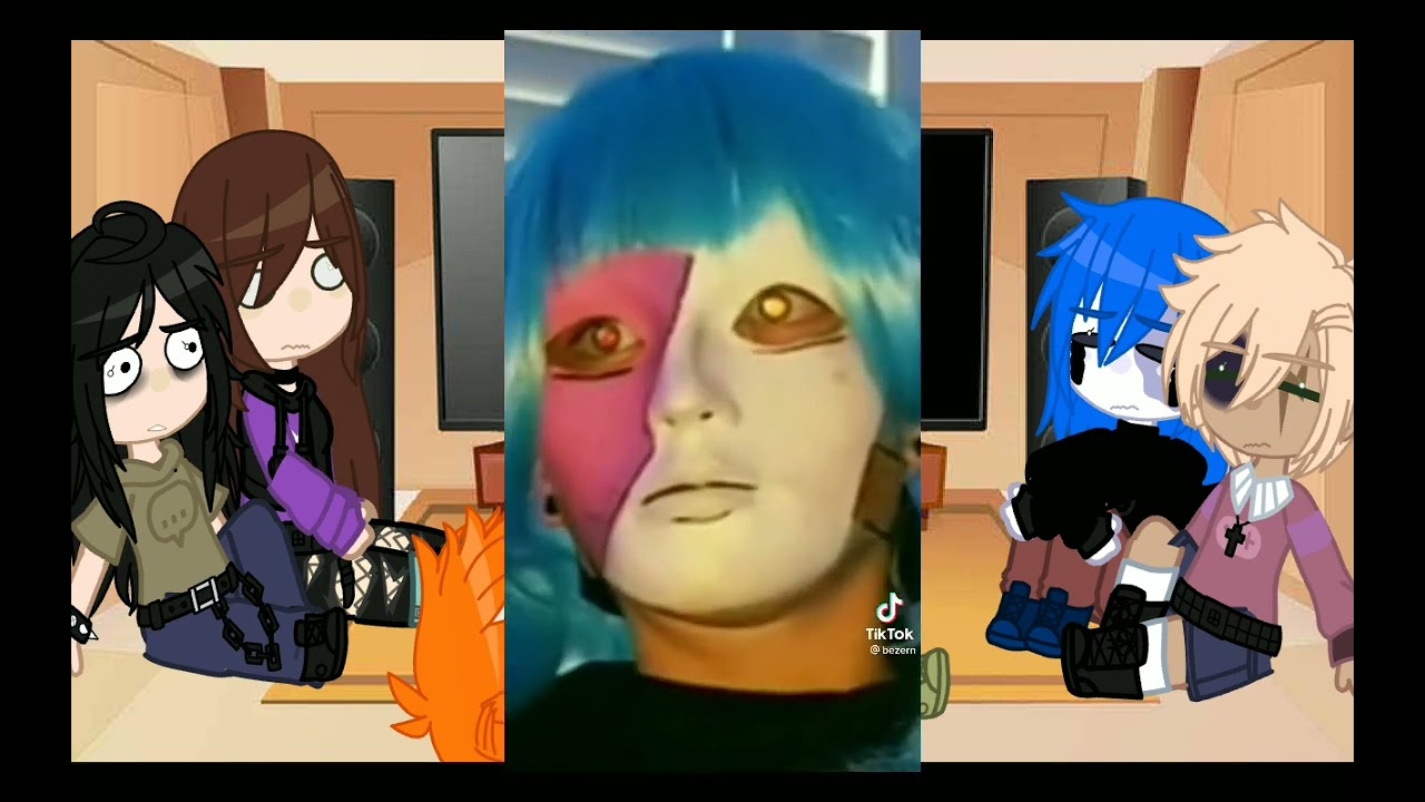 Sally face characters reacting to videos of their selves :)