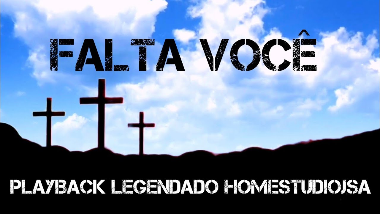 Falta Voc&ecirc; - 1/2 Tom Abaixo - @PlaybackLegendadoHomeStudioJSA - Fernando Iglesias 