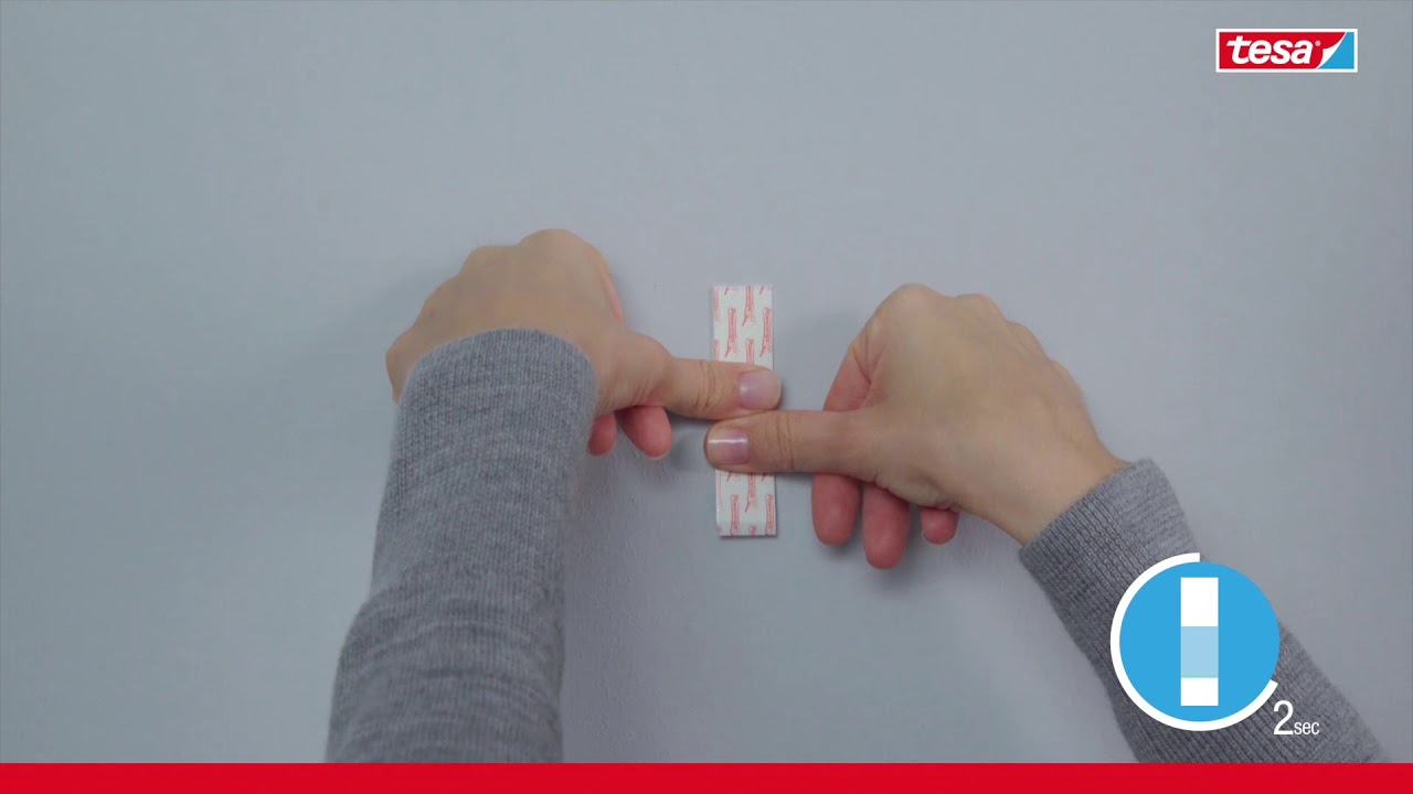 tesa® Slik brukes Justerbar limspiker til tapet og gips 1 kg