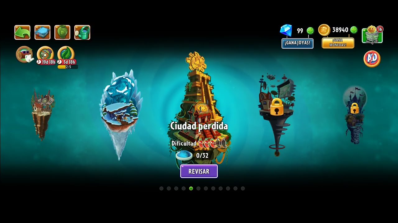 Jugando Plantas vs Zombies 2 T5 E1 #52