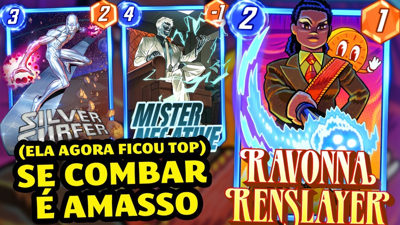 VOCÊ VAI AMASSAR QUALQUER ADVERSÁRIO COM NEGATIVO SURFER: RAVONNA ESTÁ TOP AGORA! |Marvel Snap|