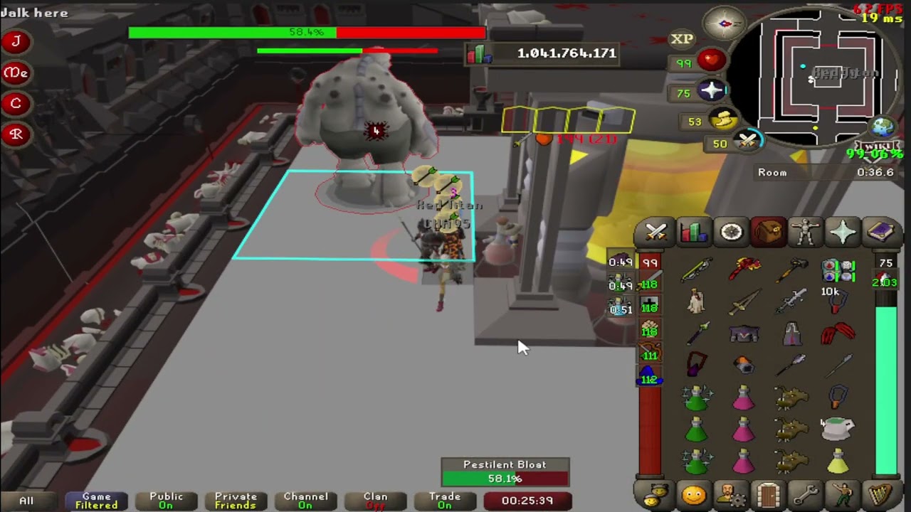 Bloat chally flinch example