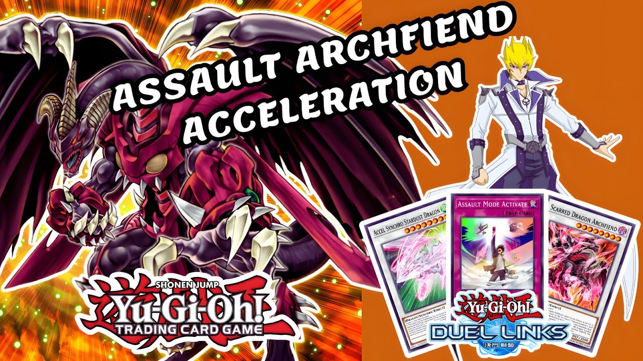 ASSAULT ARCHFIEND ACCELERATION WITH ACCEL SYNCHRO STARDUST DOMINATES RANKED! DUEL LINKS