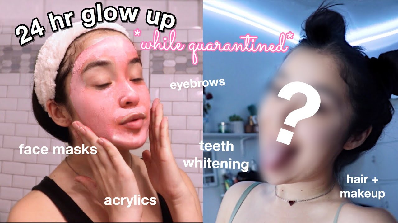 forcing a glow up in quarantine *super affordable at home*