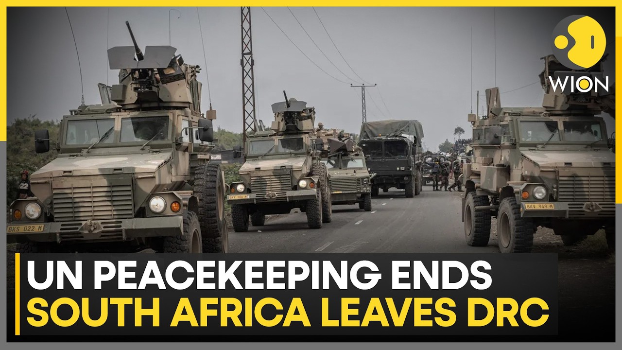 DRC Troop Withdrawal: South Africa Ends 27-Year Peacekeeping Mission in DRC | WION