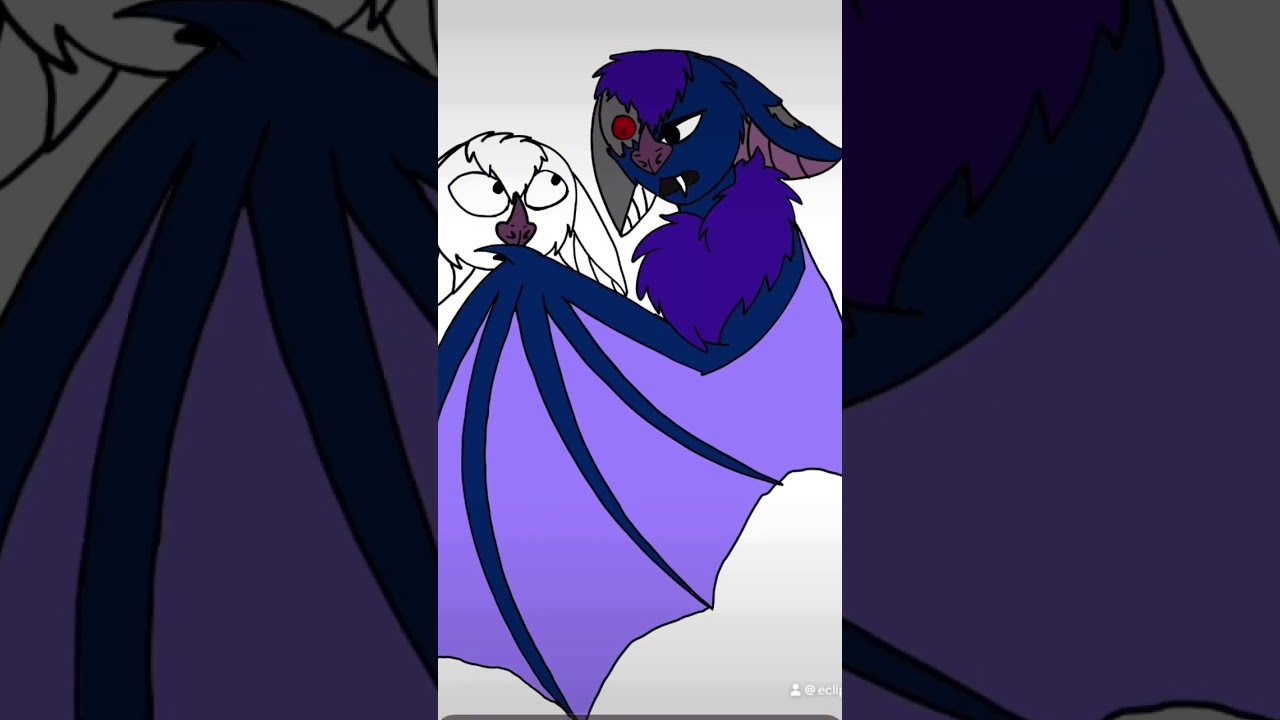 bat drawing inspired by  song Don’t tattle on me-JT music,+the user of current art TikTok 
