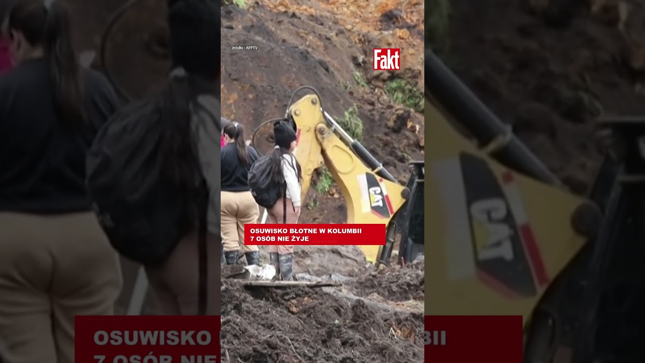 Osuwisko błotne w Kolumbii, SĄ OFIARY! | FAKT