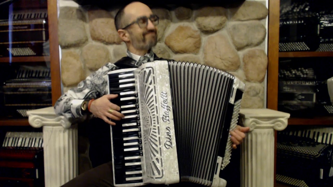 DINOPROIVWHINV - White Inverted Key Dino Baffetti Professional IV Piano Accordion LMMH 41 120 $4999