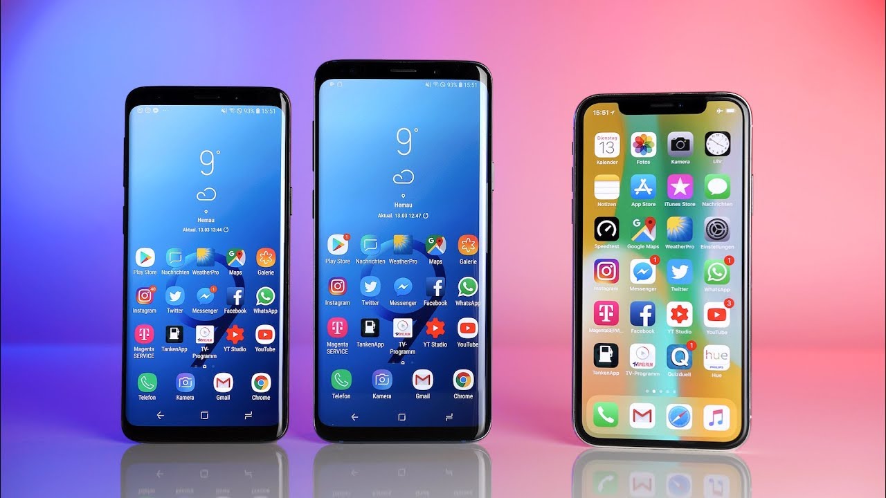 Samsung Galaxy S9 & S9+ vs. Apple iPhone X (Deutsch) | SwagTab