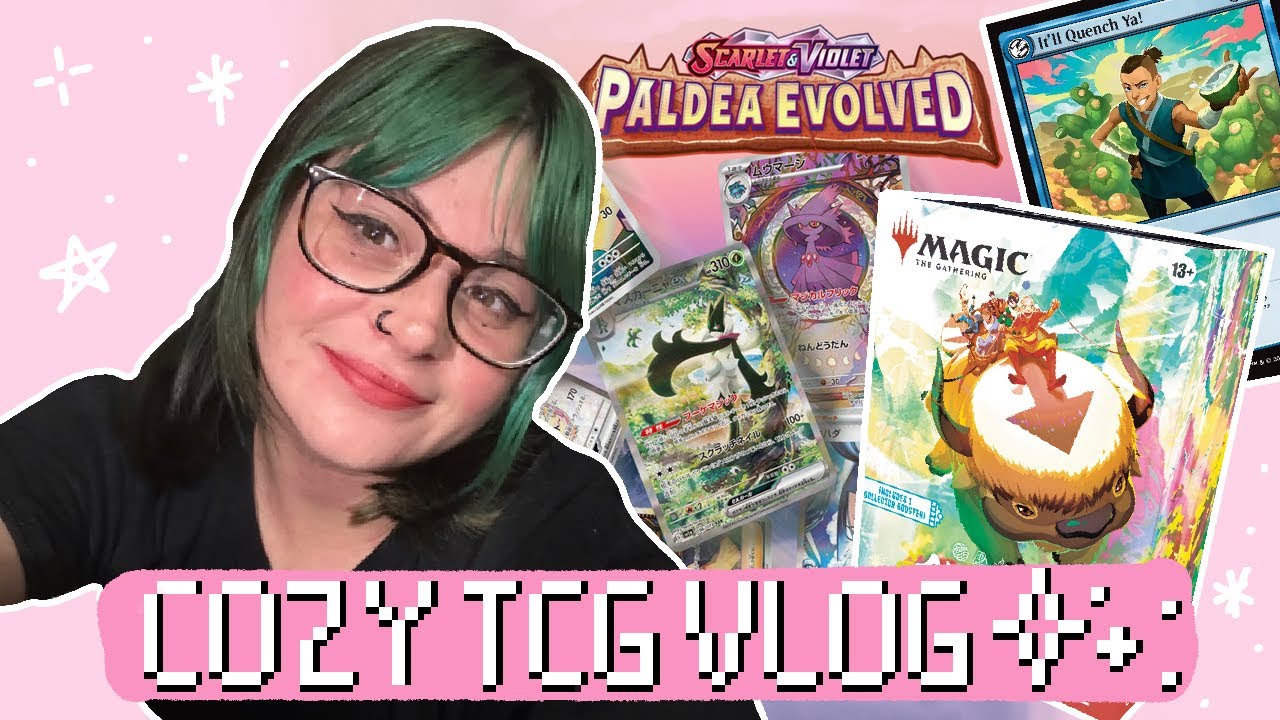 cozy tcg vlog ✨ new masterset, atla mtg unboxing, & more!