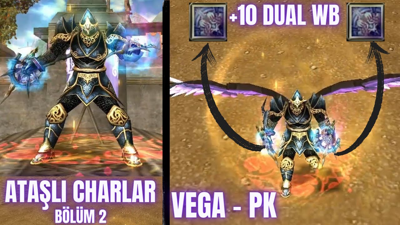 Knight Online VEGA | +10 DUAL WB | +9 MYTHRİL SET | VEGA SOLO PK | ATAŞLI CHARLAR BÖLÜM #2