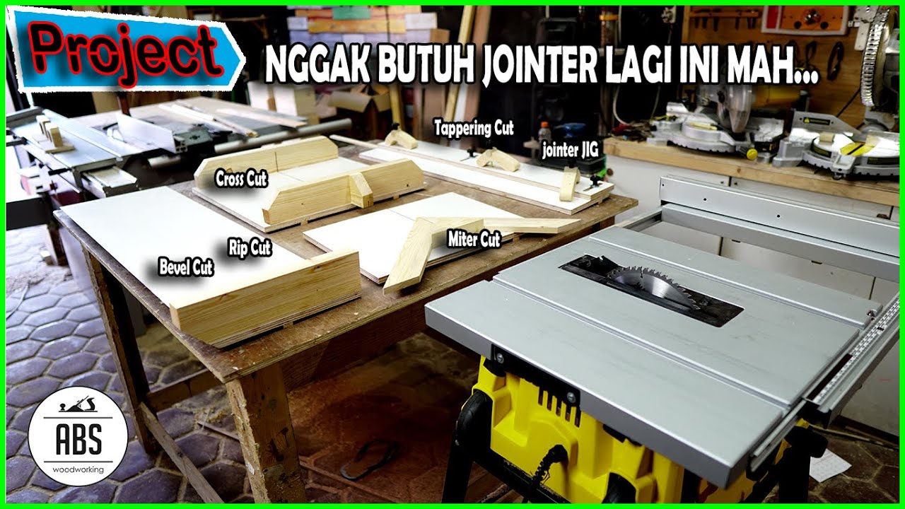 4 JIG INI MEMBUAT FUNGSI TABLE SAW JADI SULTAN - TABLE SAW SLED