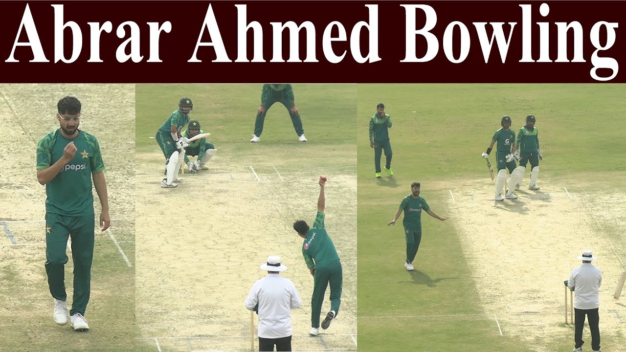Scenario Match Updates | Abrar Ahmed Bowling against Shaheen Shah Afridi And Saud Shakeel