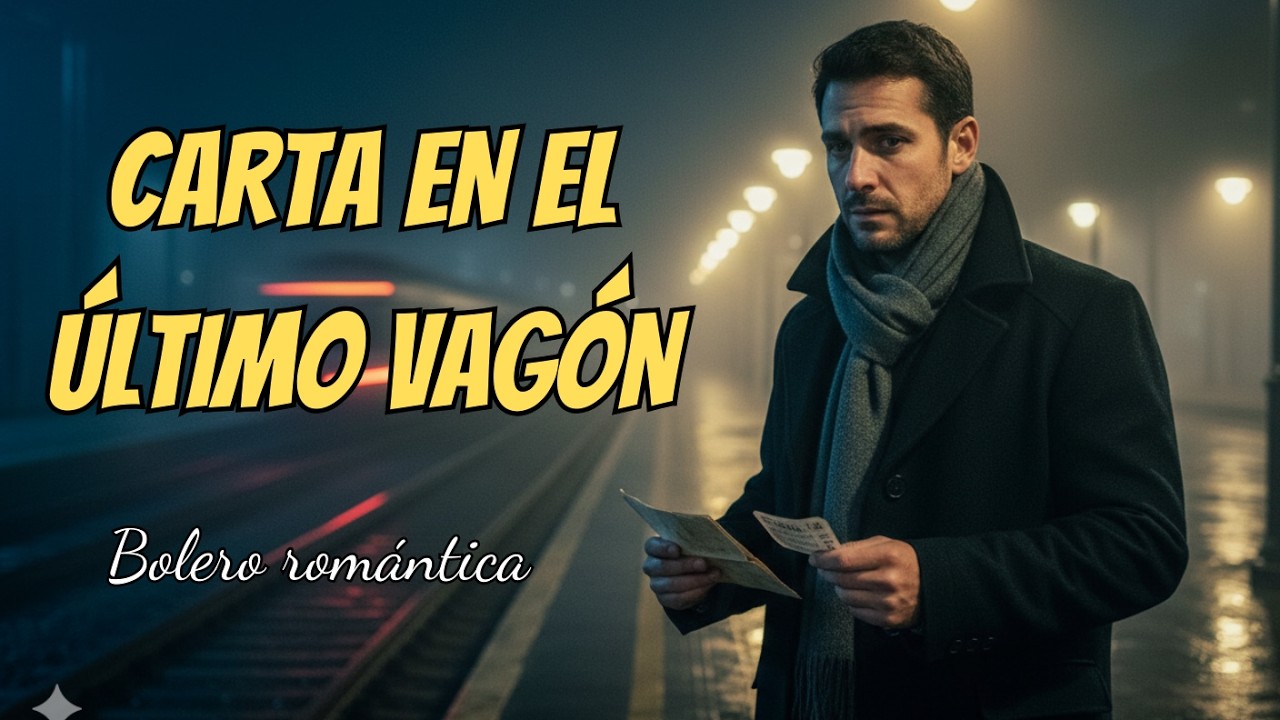 Carta en el Último Vagón | Bolero Romántico (Voz Masculina) #bolero #musica #romantico #desamor
