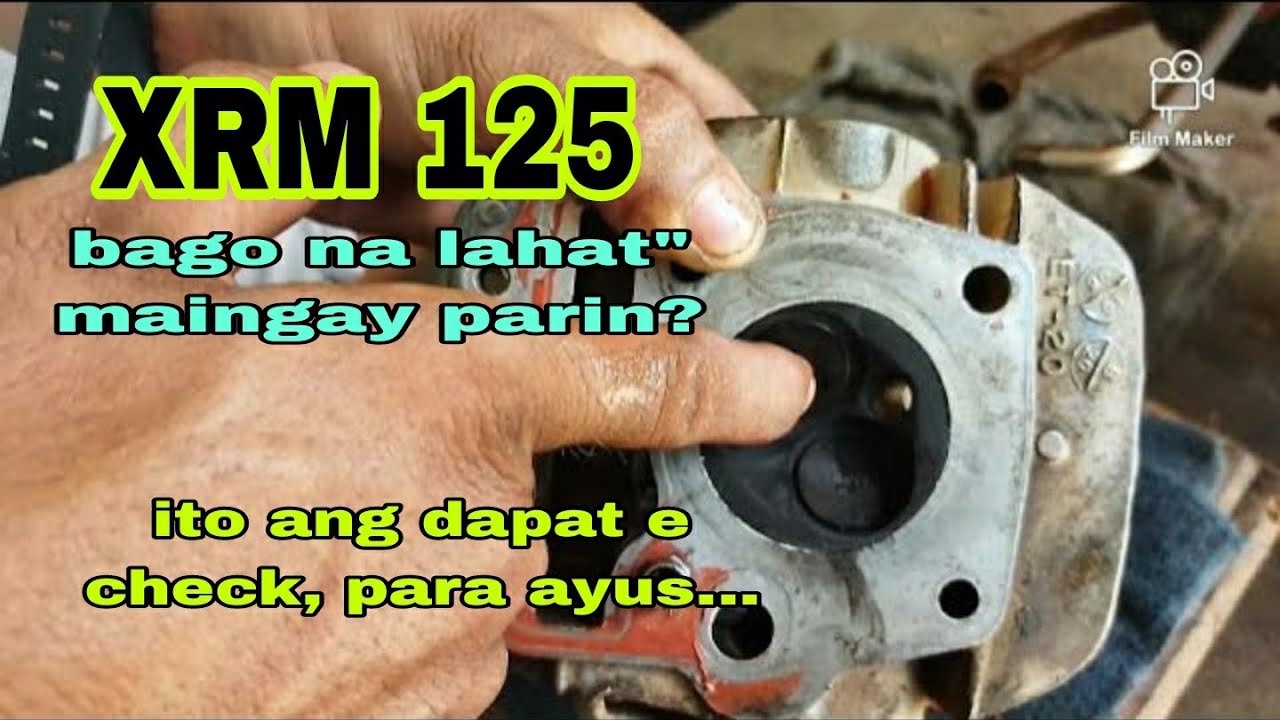 XRM 125 bago ang block, piston, ring, maingay parin, ngayun wala na ingay.