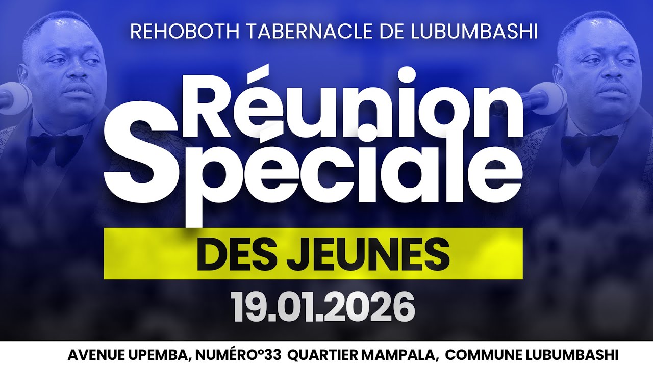 REUNION DES JEUNES DU LUNDI 19-01-2026 | REHOBOTH TABERNACLE I