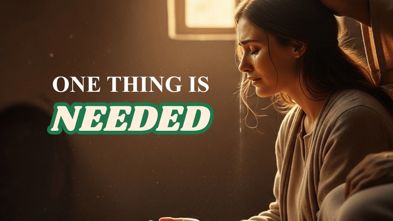 One Thing Is Needed | Are You Too Busy For Jesus?