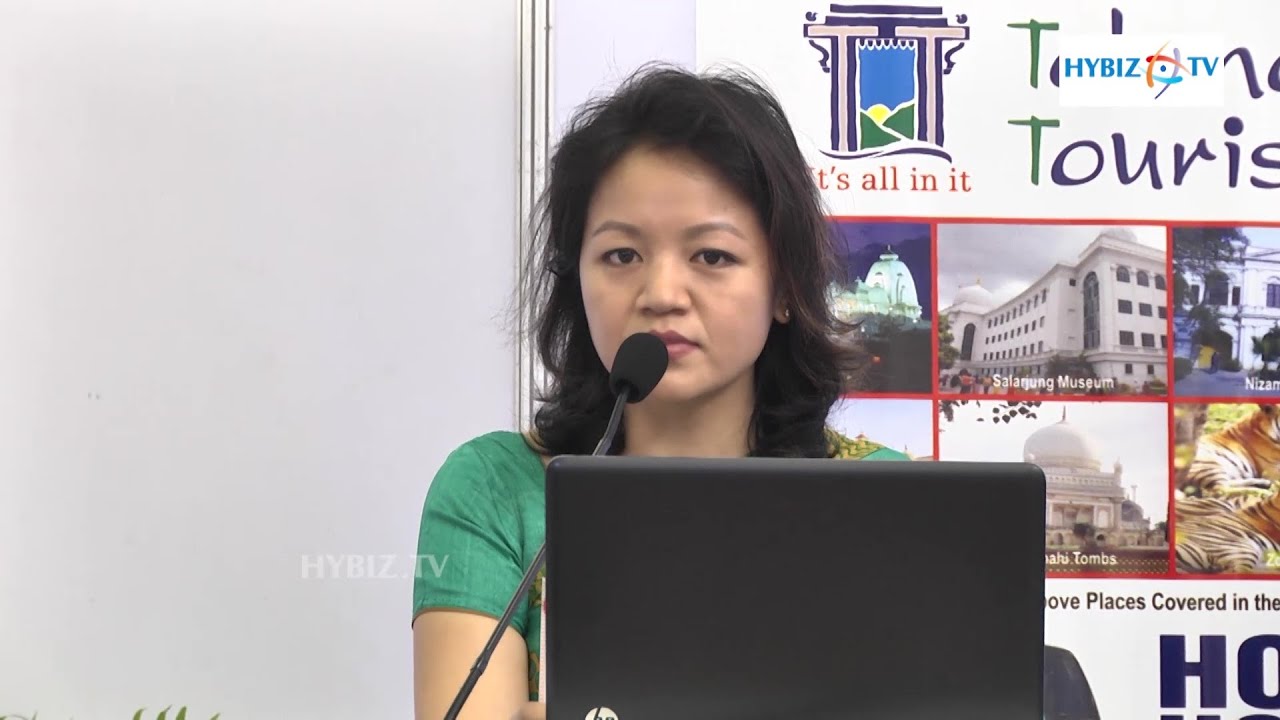 Christina Z Chongthu MD Telangana Tourism & Development Travel & Tourism Fair 2015 - Hybiz.tv