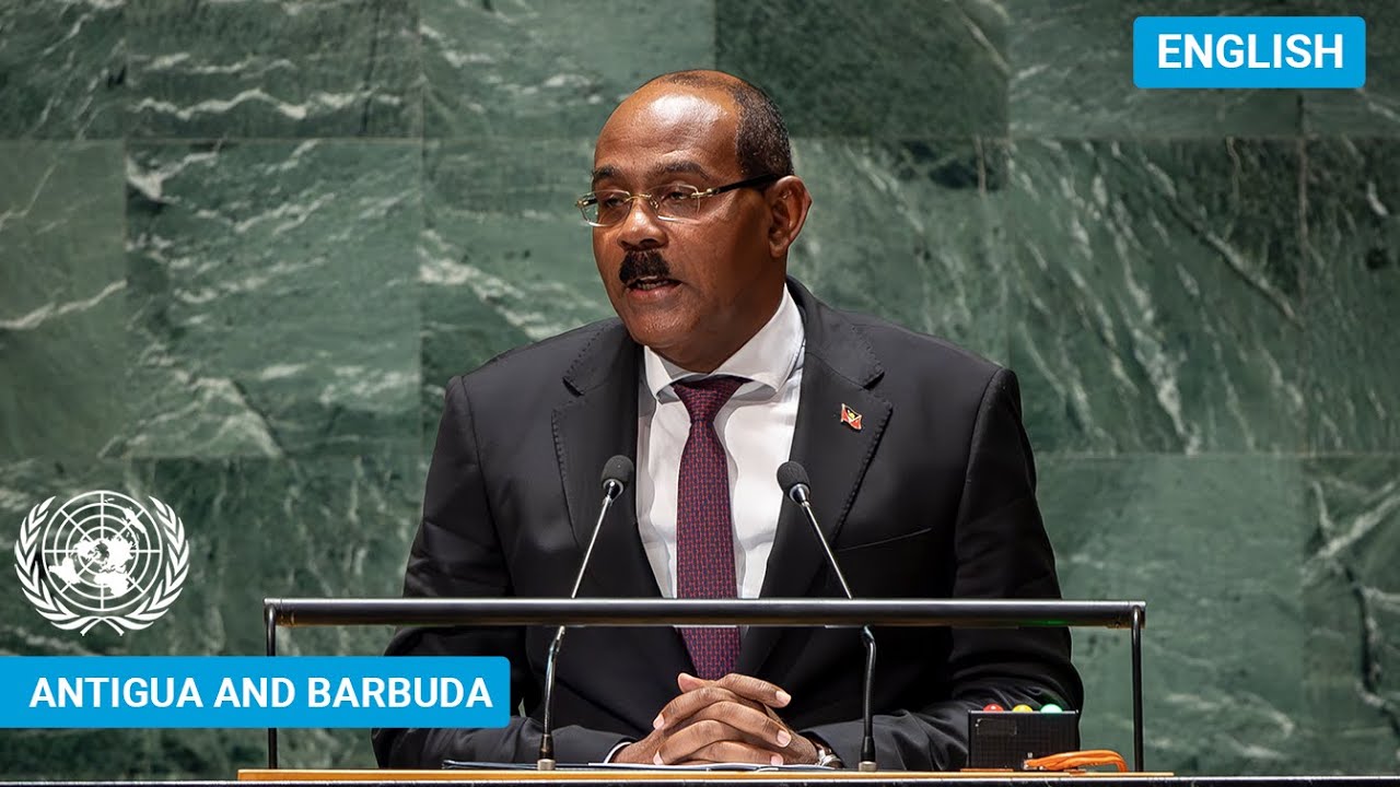 🇦🇬 Antigua and Barbuda - Prime Minister Addresses United Nations General Debate, 78th Session