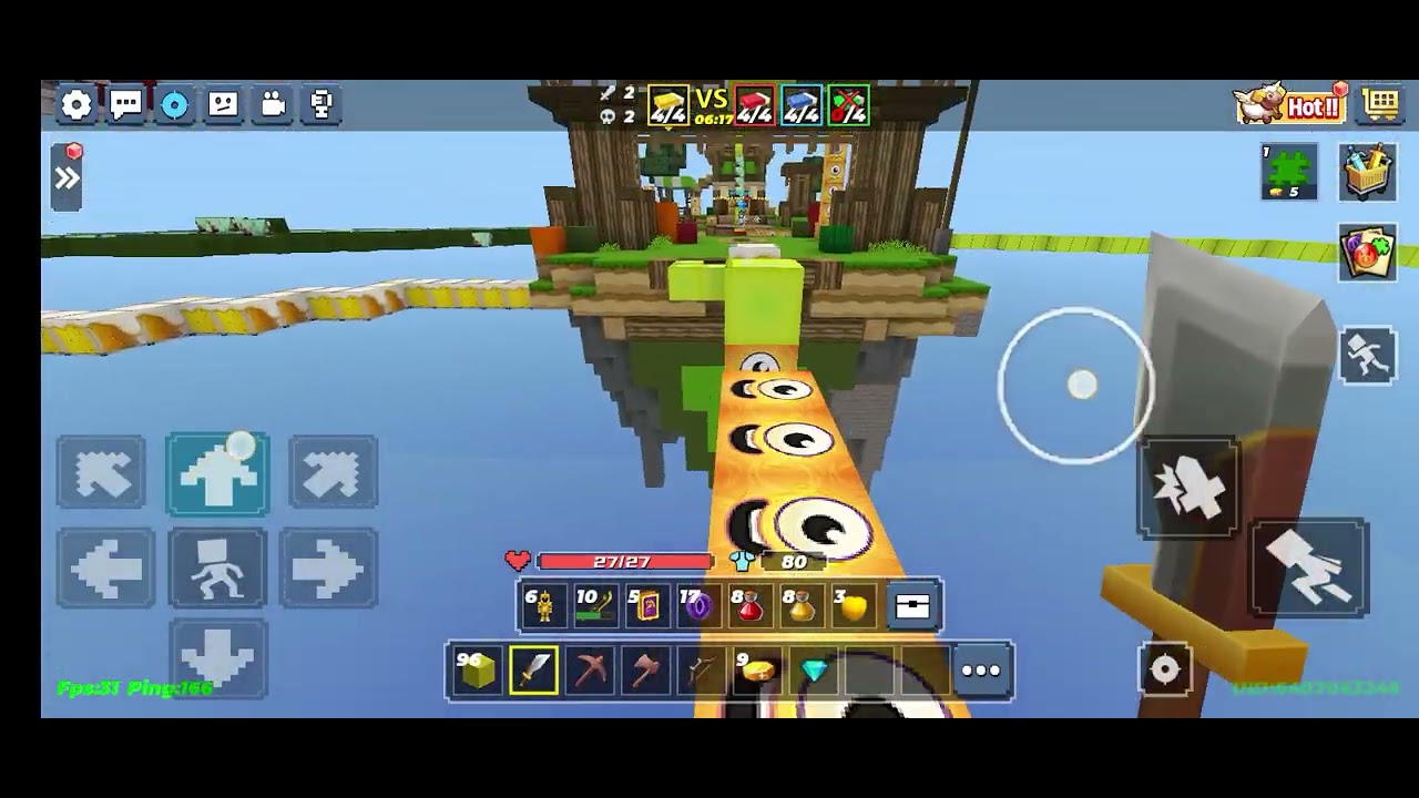 Just farming aura in bedwars