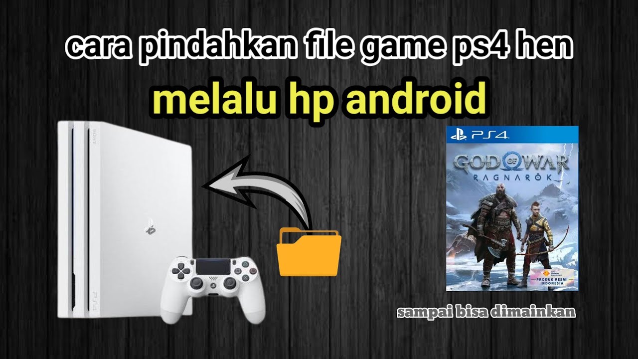 cara isi game PS4 HEN melalui Hp Android ke PS4 sampai berhasil di mainkan 