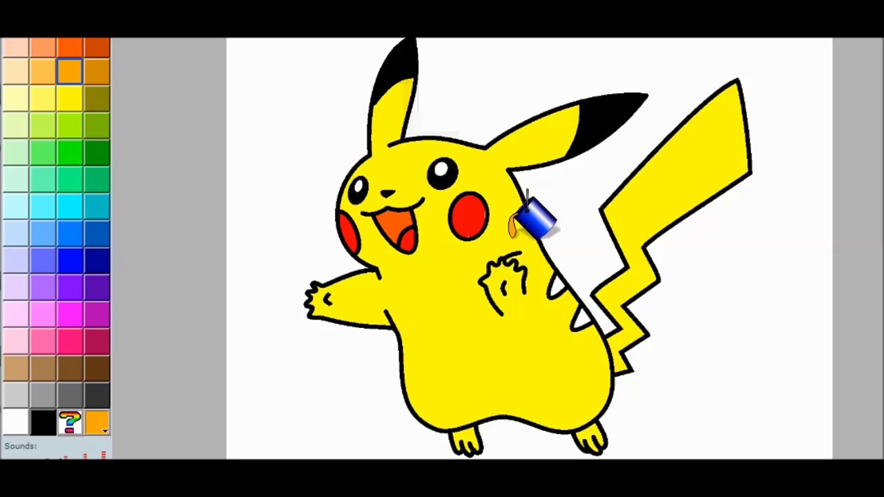 Pokémon Go Pikachu Coloring Page! Fun Coloring Activity for Kids Toddlers Children