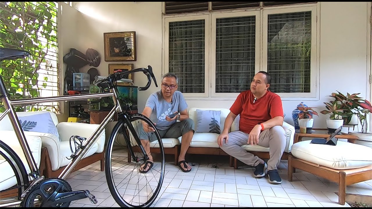 MERAKIT ROADBIKE BERAT 7.4 KG DENGAN FRAME CHROMOLY