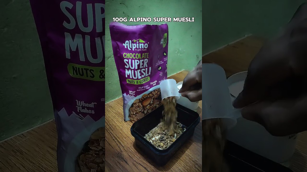 Maximize your gains with Alpino super muesli. @AlpinoHealthFoods #alpino #alpinohealthfoods