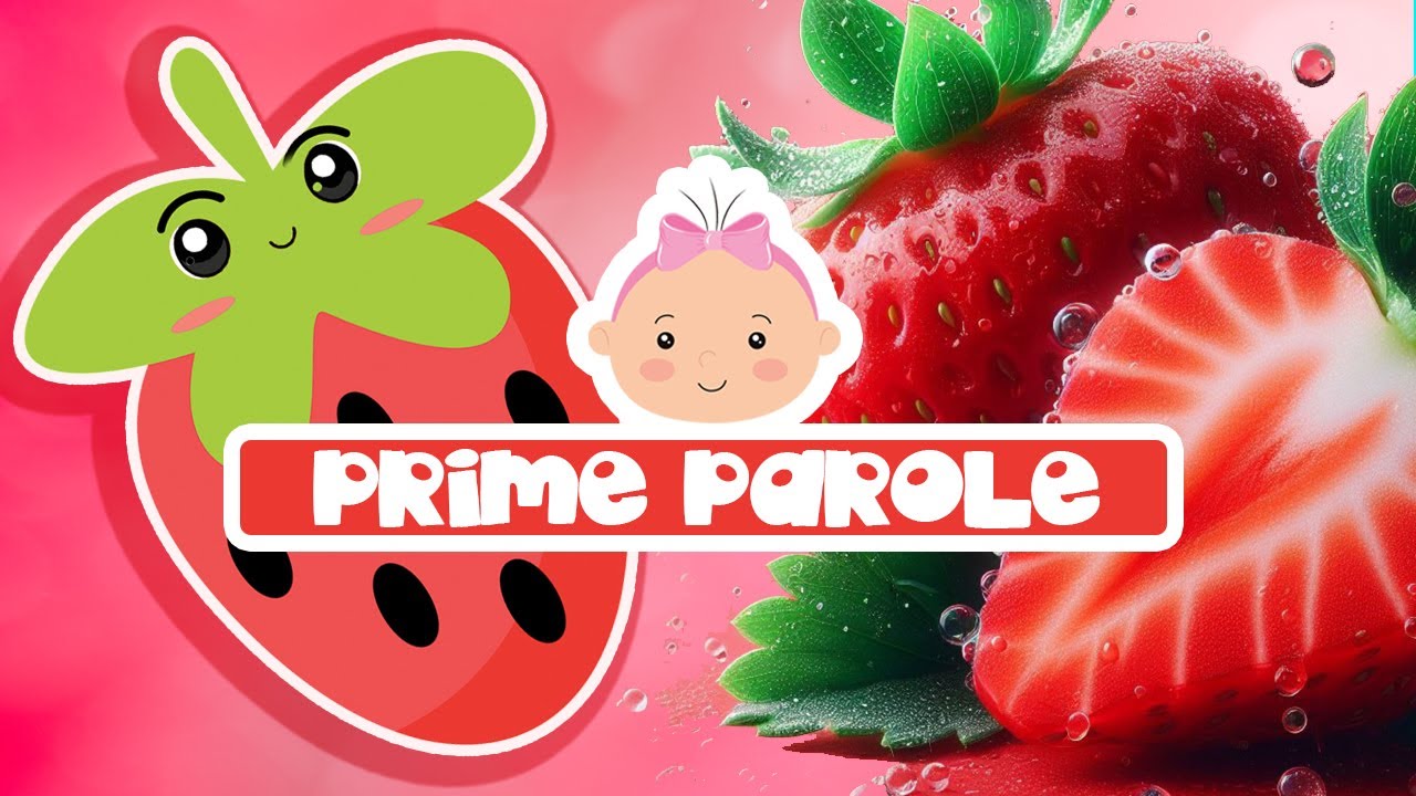 Le PRME PAROLE In italiano Per i Bambini 👶🏻🍓 Impariamo la Frutta con Flashcards e Immagini Reali