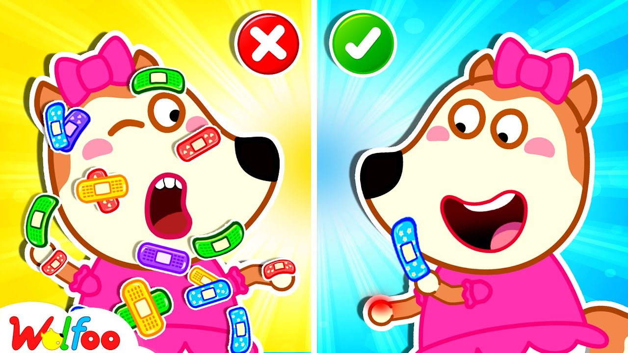 Give Me a Bandage for Kids | Safety Rules for Kids | Cartoons For Kids | Wolfoo Family