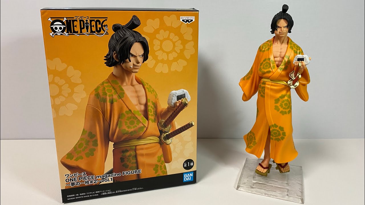 Unboxing ONE PIECE magazine FIGURE Portgas D. Ace A dream piece
