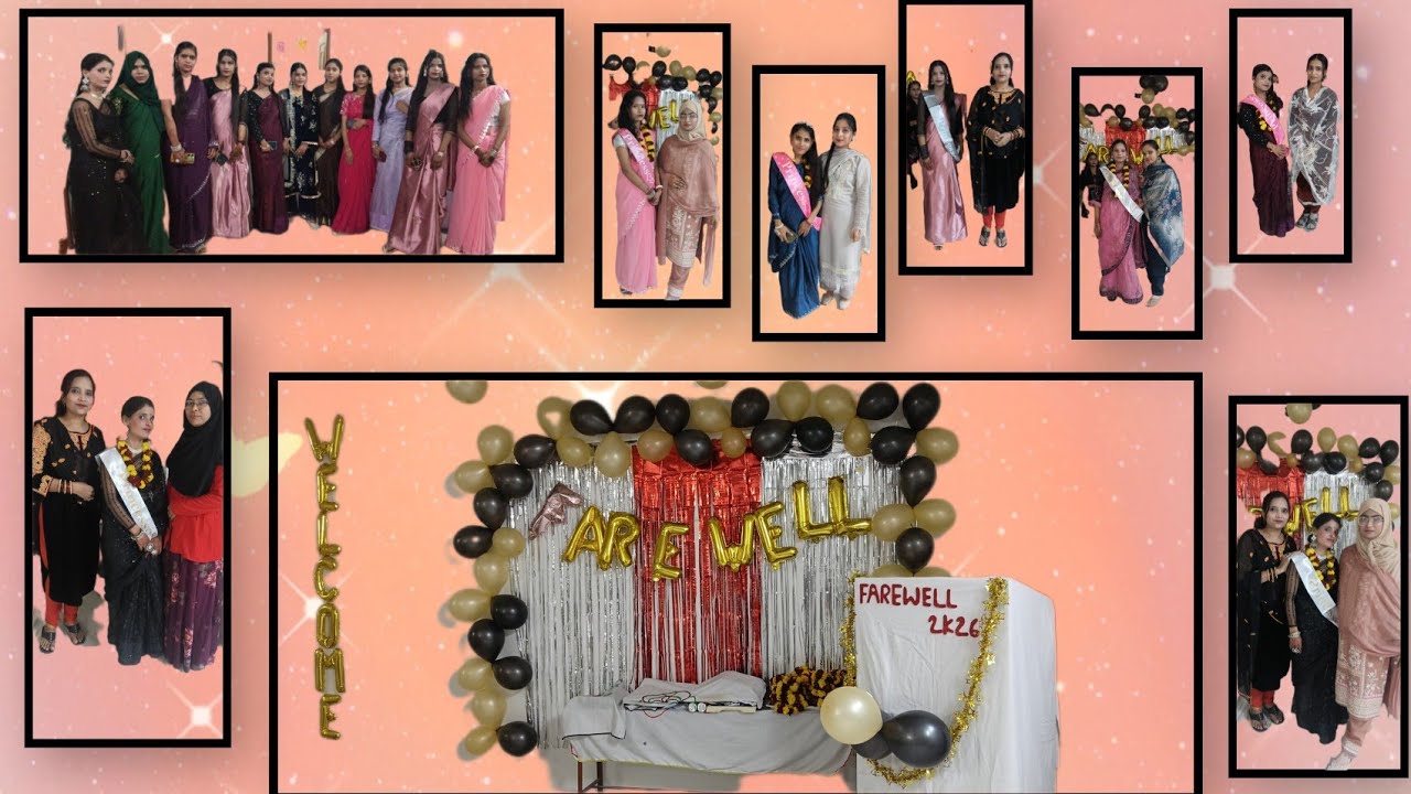 School Farewell party 2026 🎀🫠