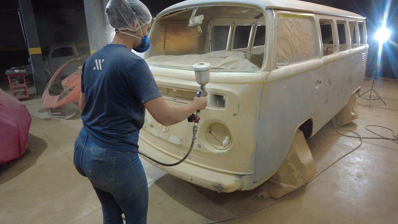 Fiz uma Pintura Diferente na Kombi! Tiu Luquinha ficou surpreso? EP4