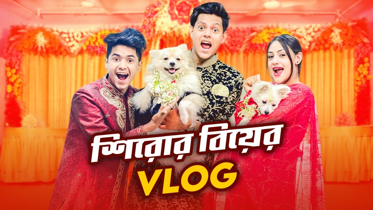 রাকিব শিরো কে বিয়ে করিয়ে দিলো | My Dog's Wedding VLOG | Rakib Hossain