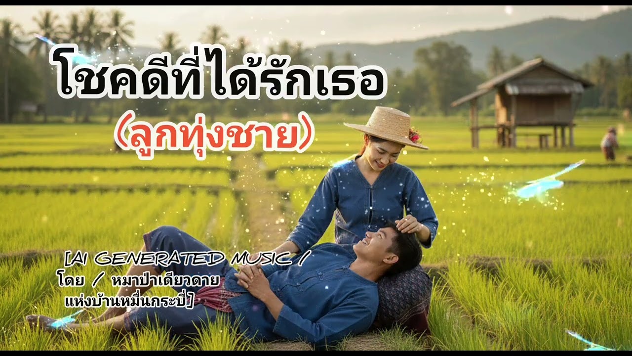 เพลงโชคดีที่ได้รักเธอ (ลูกทุ่งชาย) | AI Generated Music | โดย / หมาป่าเดียวดาย